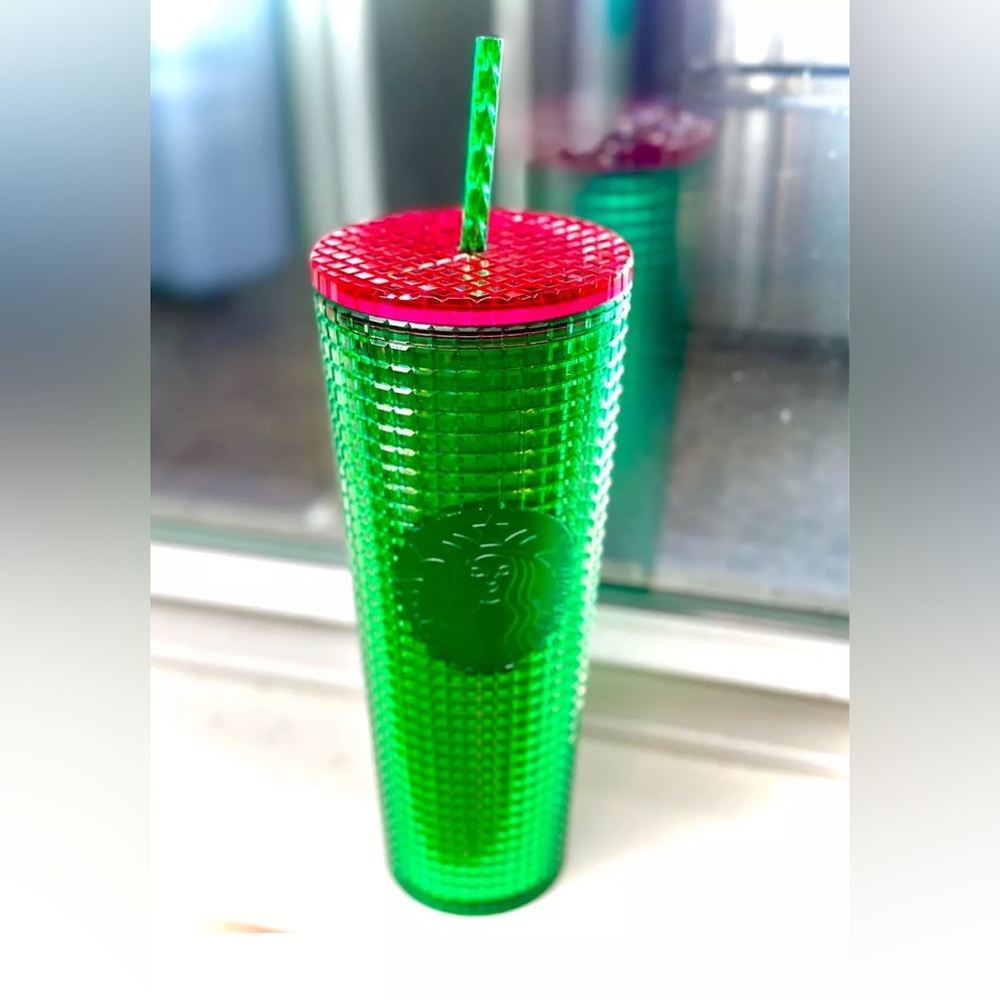 Starbucks Green and Red Tumbler